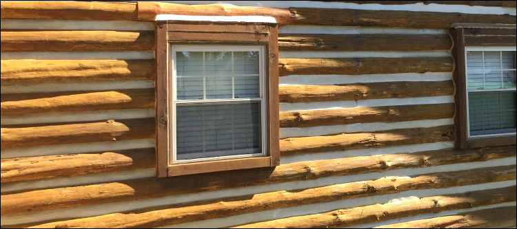 Log Home Whole Log Replacement  York County, Virginia