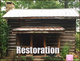 Historic Log Cabin Restoration  York County, Virginia